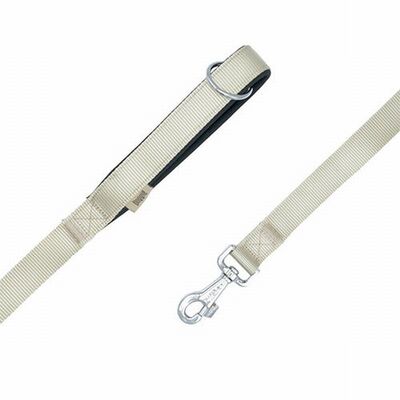 Doggie Comfort Woven Dog Leash Khaki 2x140 cm