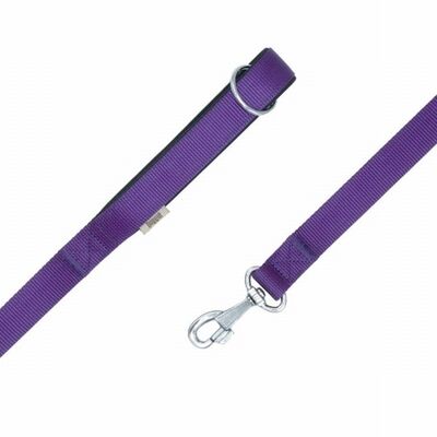 Doggie Comfort Classic Woven Purple Dog Leash 2.5x120 cm