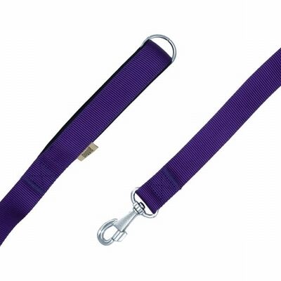 Doggie Comfort Classic Woven Dog Leash Purple 3x100 cm