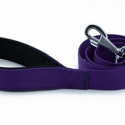 Doggie Comfort Classic Woven Dog Leash Purple 3x100 cm
