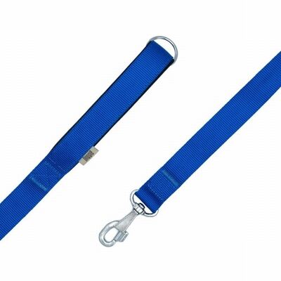 Doggie Comfort Classic Woven Dog Leash Royal Blue 3x100 cm