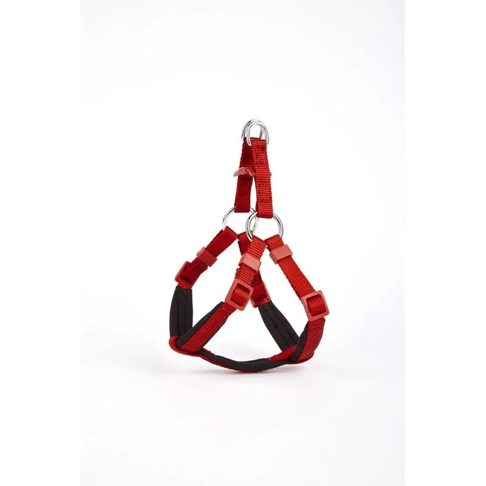 Doggie Ronin Woven Dog Harness Comfort Fit Red XXS