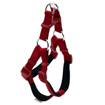 Doggie Ronin Red Woven Comfort Dog Harness Medium 2 x 45-55 cm