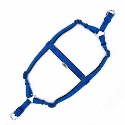 Doggie Ronin Woven Dog Harness Royal Blue 55-65cm