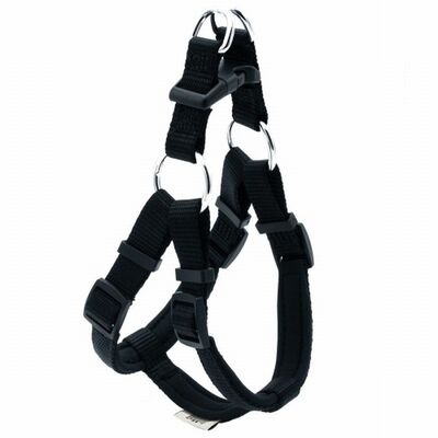 Doggie Ronin Comfort Woven Dog Harness Black 1.5x35-40 cm