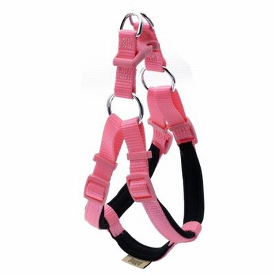 Doggie Ronin Pink Woven Comfort Dog Harness 1.5x40-45 cm