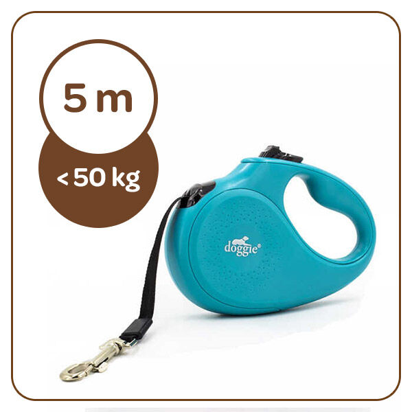 Doggie Master Series Retractable Dog Leash for Large Breeds 5m