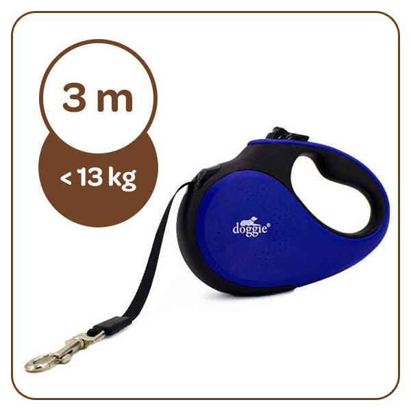 Doggie Soft Series Retractable Dog Leash for Small Dogs 3m
