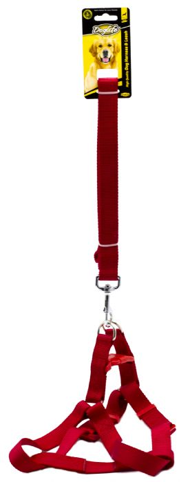 Dog Life Dog Harness and Leash Set with 2.5 cm Strap