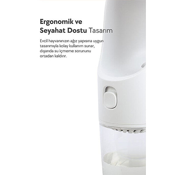 Dogness Pet Travel Water Bottle Portable Dispenser White 400 ml