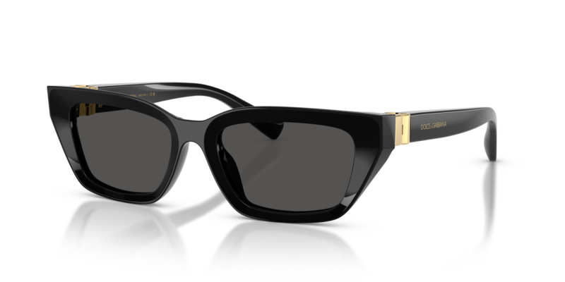 Dolce & Gabbana 0DG4532 Black Cat Eye Sunglasses for Women