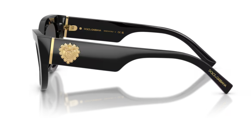 Dolce Gabbana 0DG4536 Black Square Women Sunglasses 55mm