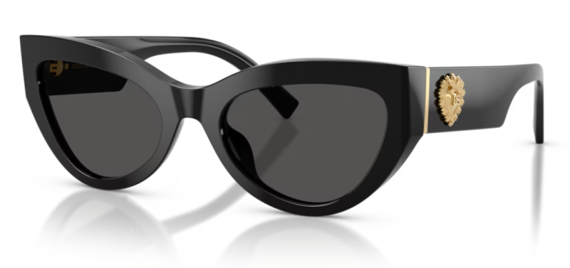 Dolce Gabbana 0DG4536 Black Square Women Sunglasses 55mm