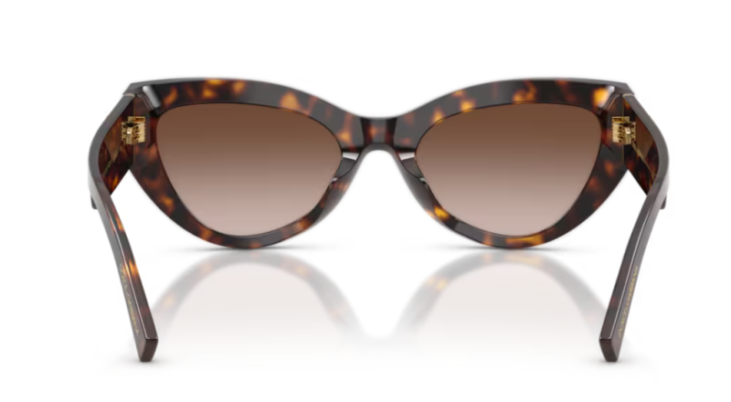 Dolce & Gabbana 0DG4536 Havana Square Women Sunglasses 55mm