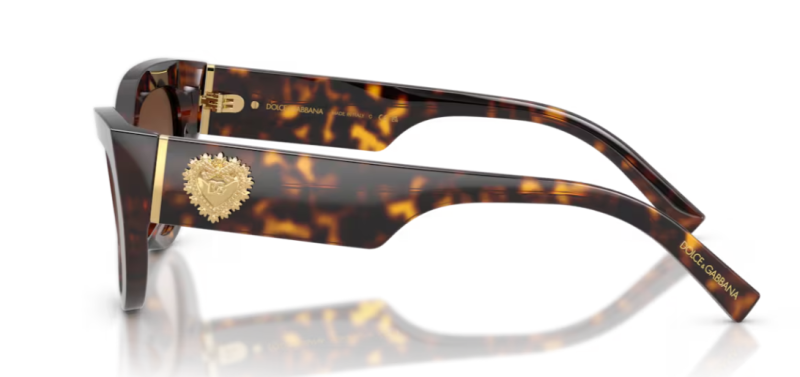 Dolce & Gabbana 0DG4536 Havana Square Women Sunglasses 55mm
