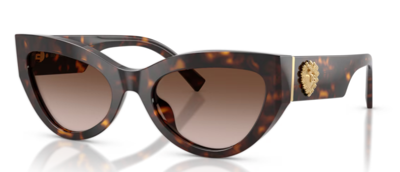 Dolce & Gabbana 0DG4536 Havana Square Women Sunglasses 55mm