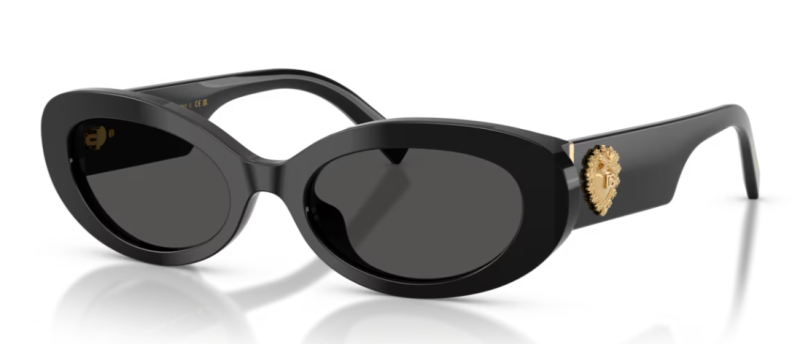 Dolce Gabbana 0DG4537 Women's Sunglasses Classic Black 53mm