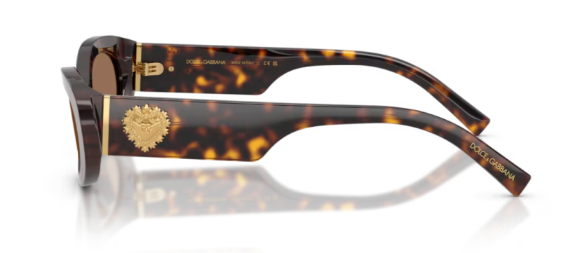 Dolce Gabbana 0DG4537 Havana Square Women Sunglasses 53mm