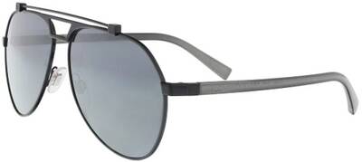 Dolce & Gabbana 2189 01/6C Black Metal Aviator Sunglasses 61mm
