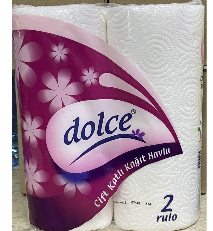 Dolce Towel Set of 2 Soft Cotton Hand Towels for Bathroom