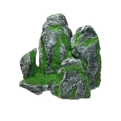 Dophin Moss-Covered Aquarium Decor Ornament 20x10x17 cm