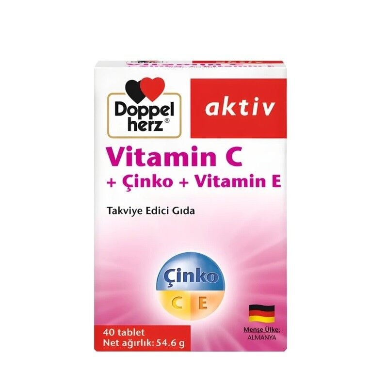 Doppelherz Aktiv Vitamin C, 40 Tablets