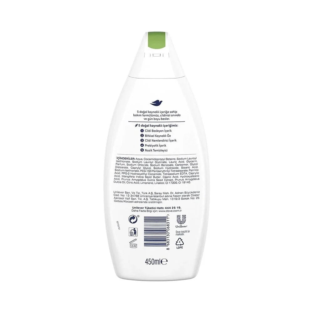 Dove Mango & Almond Shower Gel for Soft Skin 450ml
