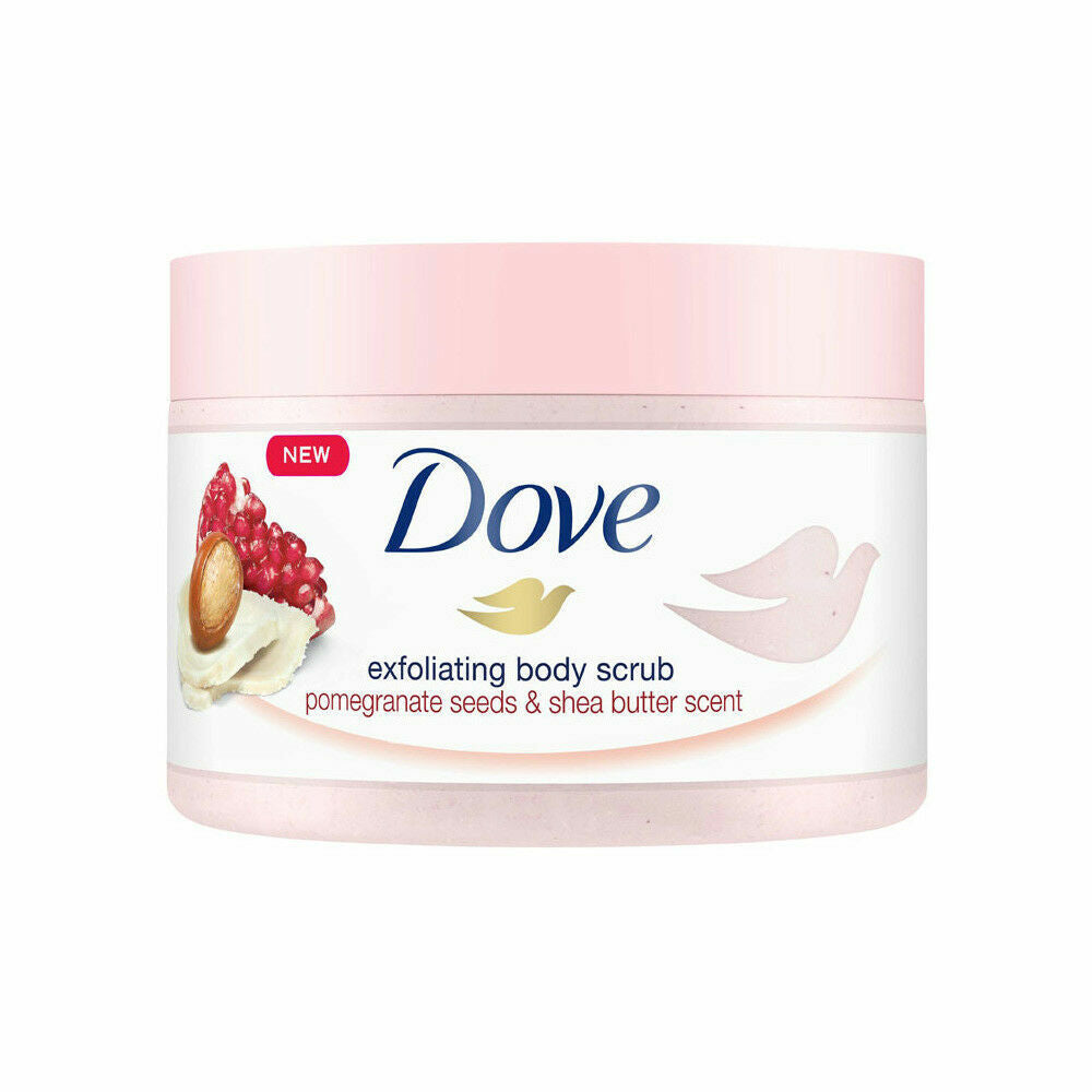 Dove Pomegranate Seeds & Shea Butter Exfoliating Body Scrub 225ml