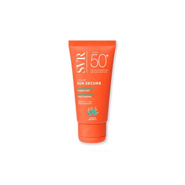 SVR Sun Secure Creme Sunscreen Cream SPF50+ - Water Resistant, Paraben-Free, for Sensitive Skin SVR Sun Secure Creme SPF50+ Sunscreen Cream for Sensitive Skin sunscreen cream, SPF50+, water resistant sunscreen, sensitive skin sunscreen, paraben-free sunscreen, sunscreen for outdoor activities, chemical-free sunscreen, sun protection, skincare for sensitive skin