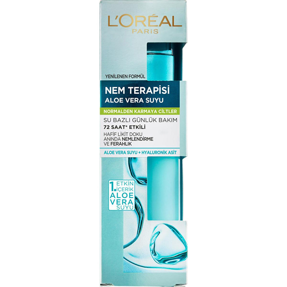 L'Oreal Paris Moisturizing Face Cream with Aloe Vera - Hydrating Face Care for Dry to Combination Skin - view 7