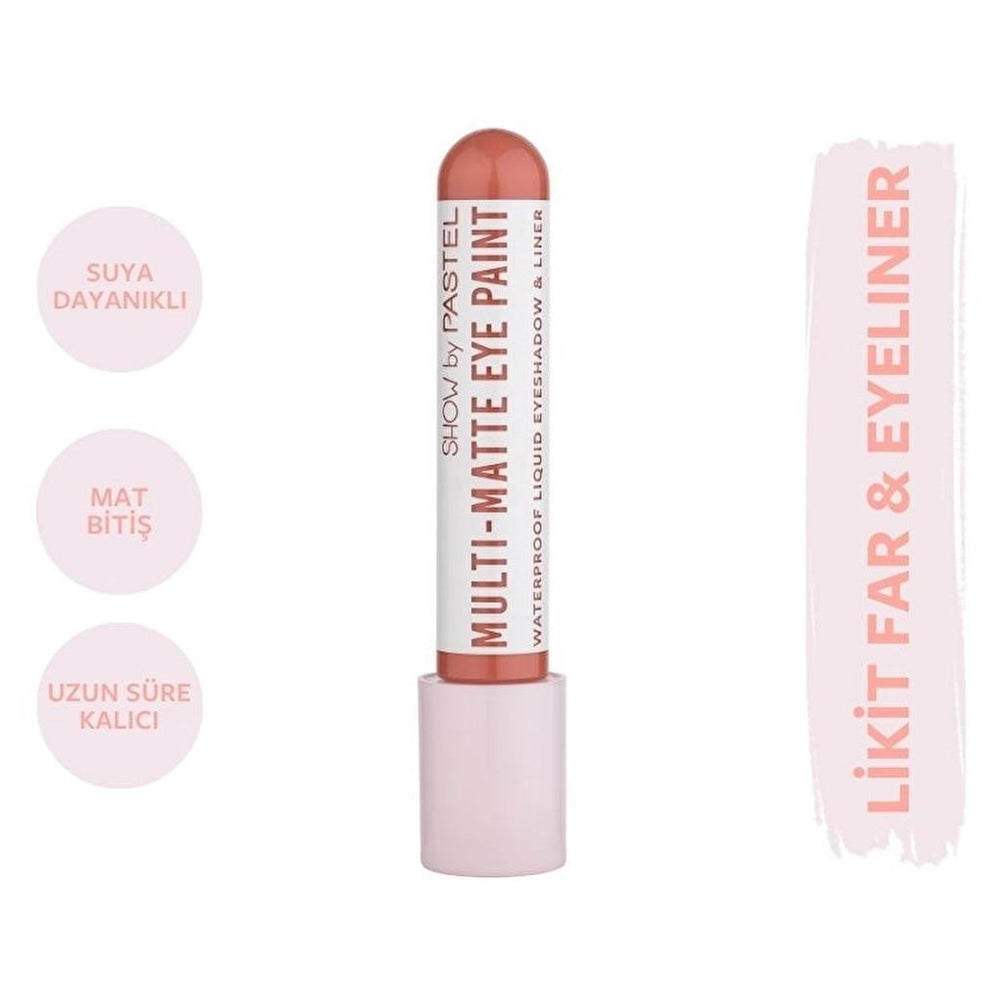 Show by Pastel Multi-Matte Eye Paint Waterproof Eyeshadow 84 Mood