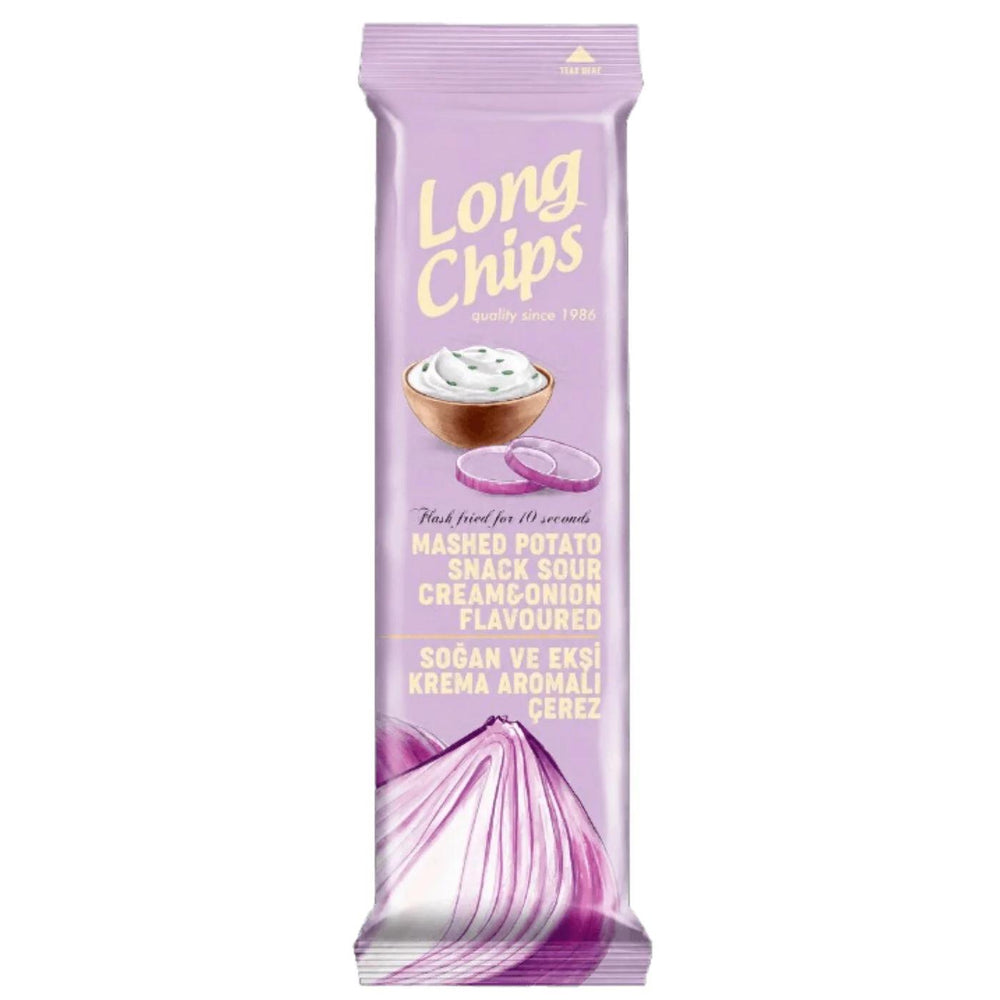 Long Chips Sour Cream & Onion Potato Snack 75g