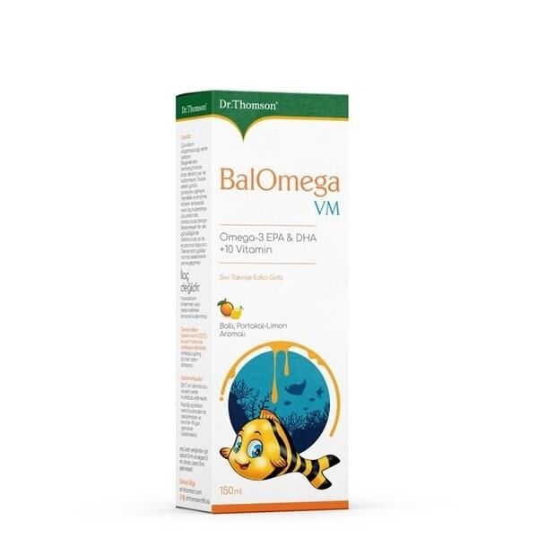 Dr.Thomson Balomega VM Omega 3 & Vitamin Syrup 150ml