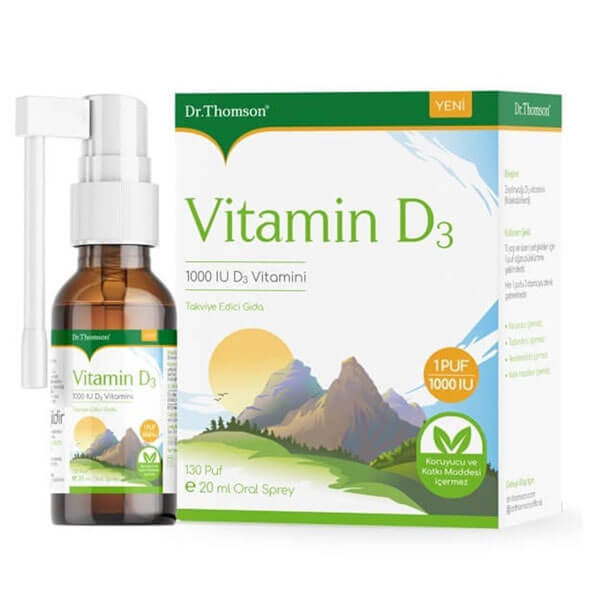Dr. Thompson Vitamin D3 1000 IU Support Spray 20 ml
