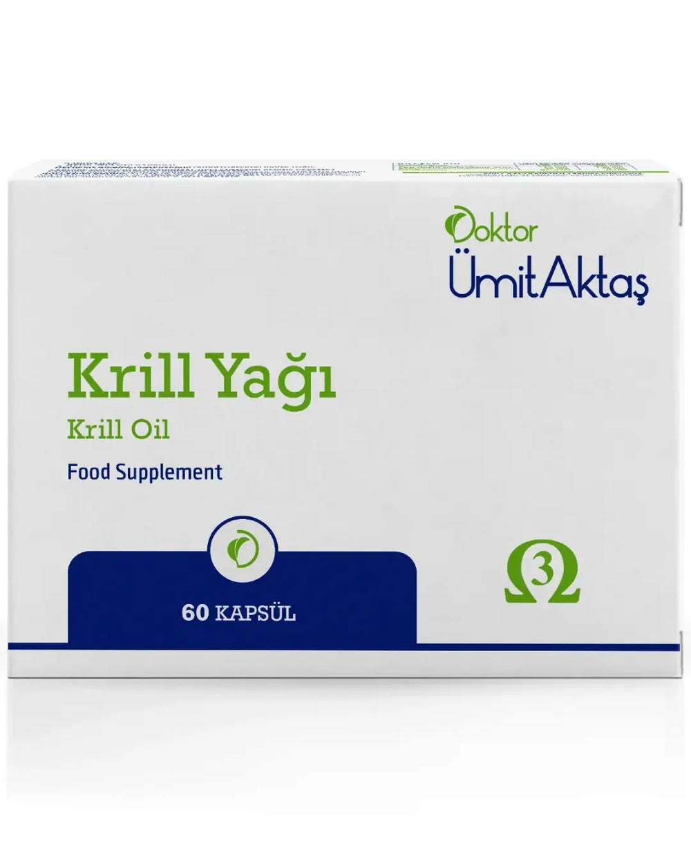 Dr. Umit Aktas Krill Oil Omega-3 with Astaxanthin 60 Capsules