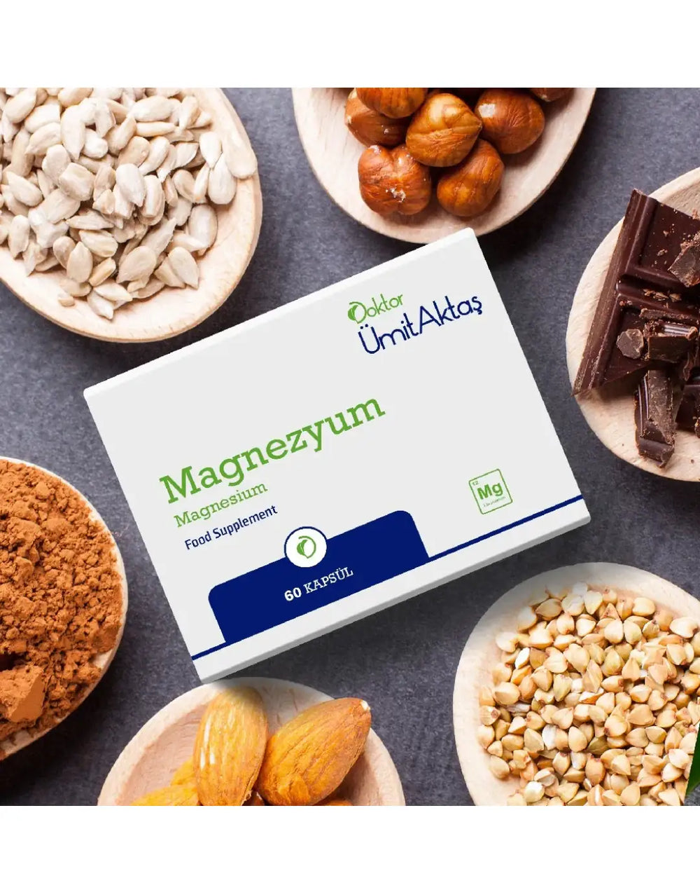 Dr. Umit Aktas Magnesium High Absorption Supplement 60 Capsules