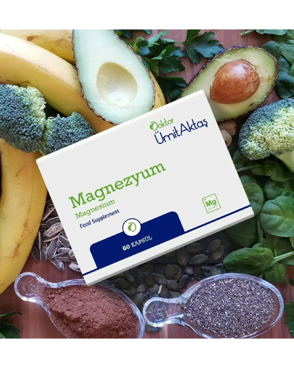 Dr. Umit Aktas Magnesium High Absorption Supplement 60 Capsules