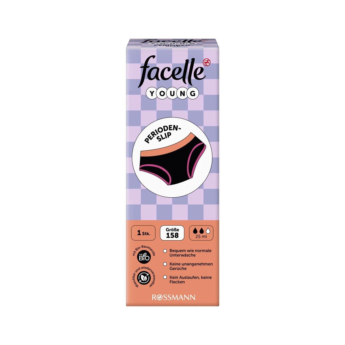 Facelle Teen Period Underwear for Teens 13-14 Years Small 1 Count