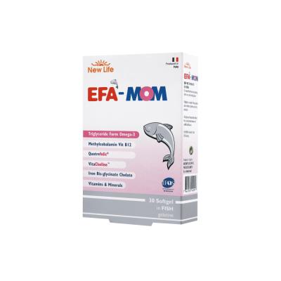 New Life EFA Mom: Comprehensive Pregnancy Supplement with DHA, Folic Acid & Iron - Gluten-Free Prenatal Vitamins New Life EFA Mom Prenatal: DHA, Folic Acid, Iron - Pregnancy Support pregnancy supplement, prenatal vitamins, postnatal vitamins, DHA supplement for pregnancy, Omega-3 supplement for pregnancy, folic acid supplement pregnancy, iron supplement pregnancy, fish oil capsules, gluten-free prenatal vitamins, EFA Mom, pregnancy health, prenatal care, maternal health, baby development, fetal development,