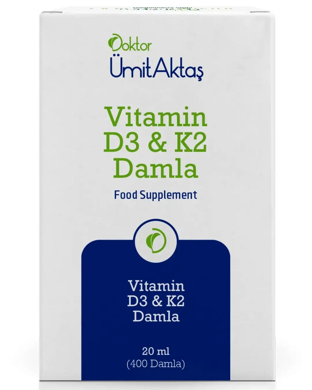 Dr. Umit Aktas Vitamin D3 & K2 Drops 20ml