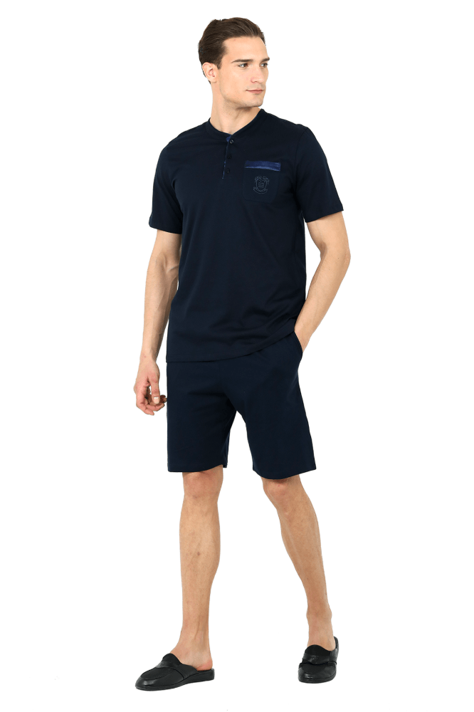 Ds Damat 23003 5-Piece Robe Set Comfortable Loungewear Black