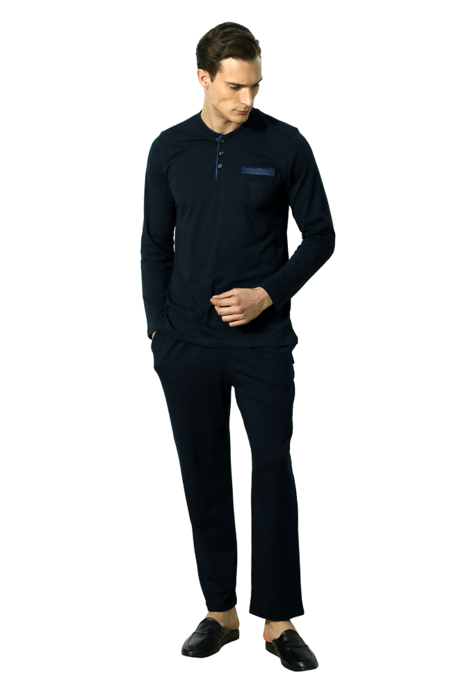 Ds Damat 23003 5-Piece Robe Set Comfortable Loungewear Black