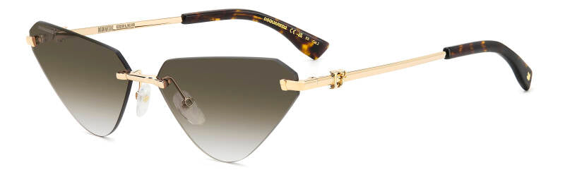 Dsquared D2 0108/S Women's Oversized Designer Sunglasses 63mm