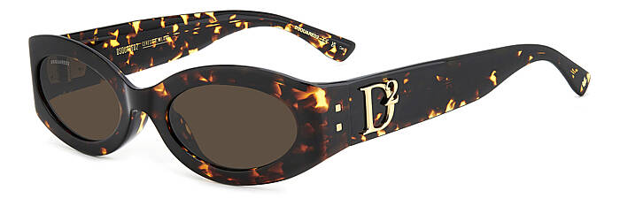 Dsquared D2 0150/G/S Women's Designer Sunglasses 54mm