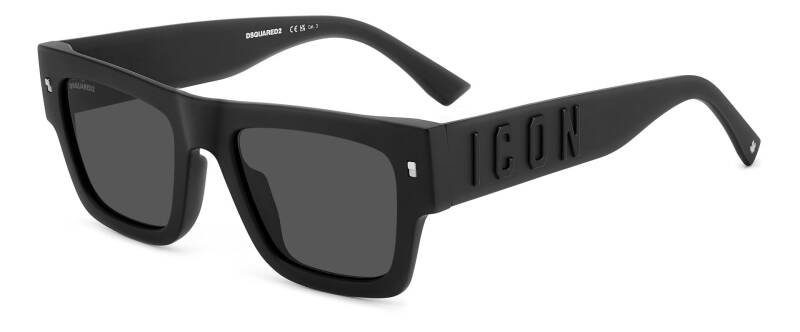 Dsquared Icon 0021/S Grey Unisex Sunglasses 52mm