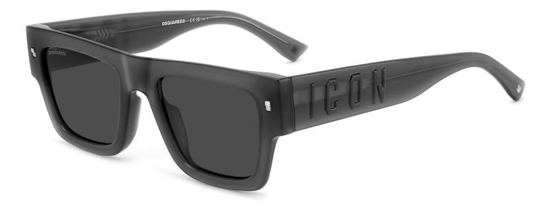Dsquared Icon 0021/S Grey Unisex Sunglasses 52mm
