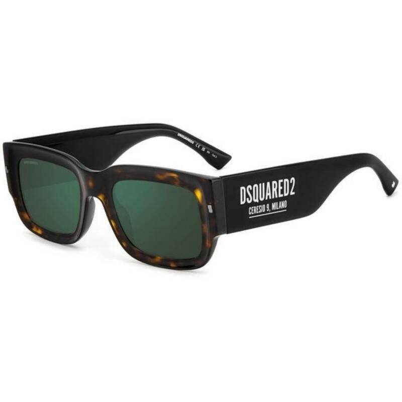 Dsquared2 D2 0089/S Green Sp Men's Square Sunglasses
