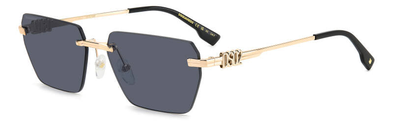 Dsquared2 D2 0102/S Grey Men's Sunglasses with 58mm Lens