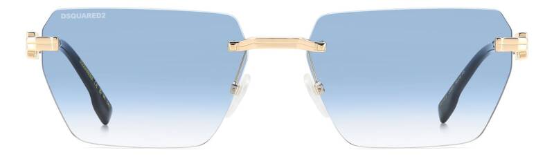 Dsquared2 D2 0102/S Azure Square Men's Sunglasses 1 Unit