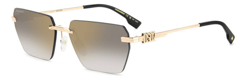 Dsquared2 D2 0102/S Grey Men's Sunglasses with RHL57FQ Frame 58mm
